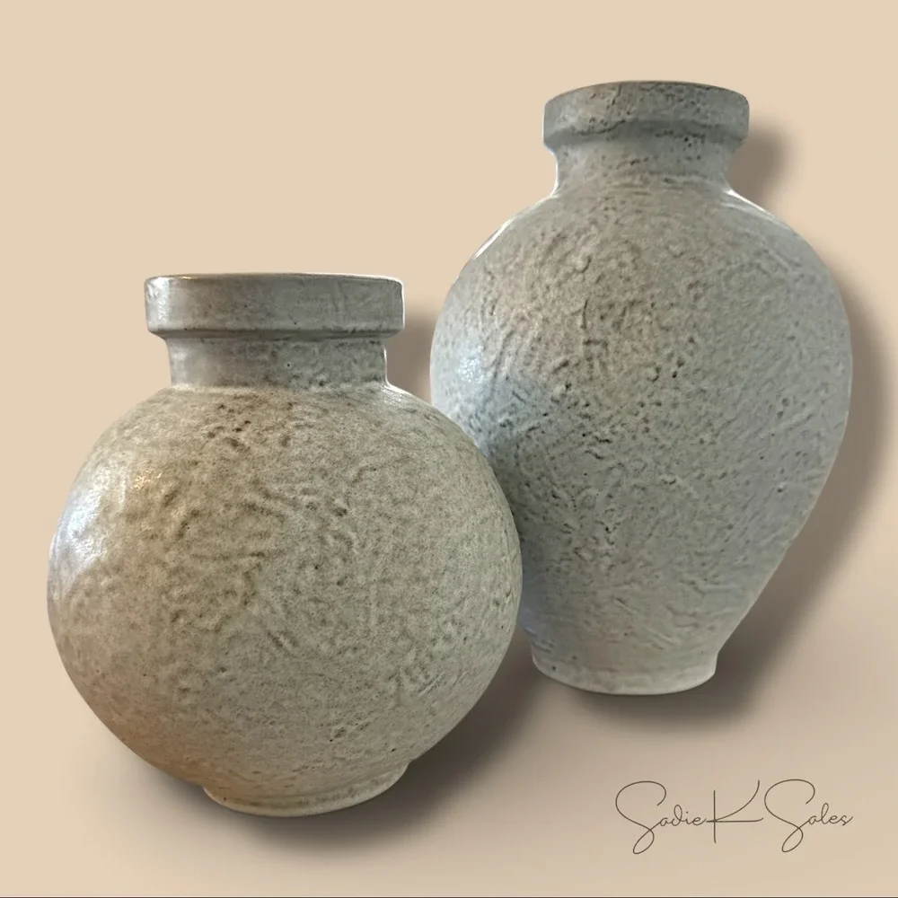 Round  Textured Ceramic Vase - Threshold Studio McGee,‎ Target